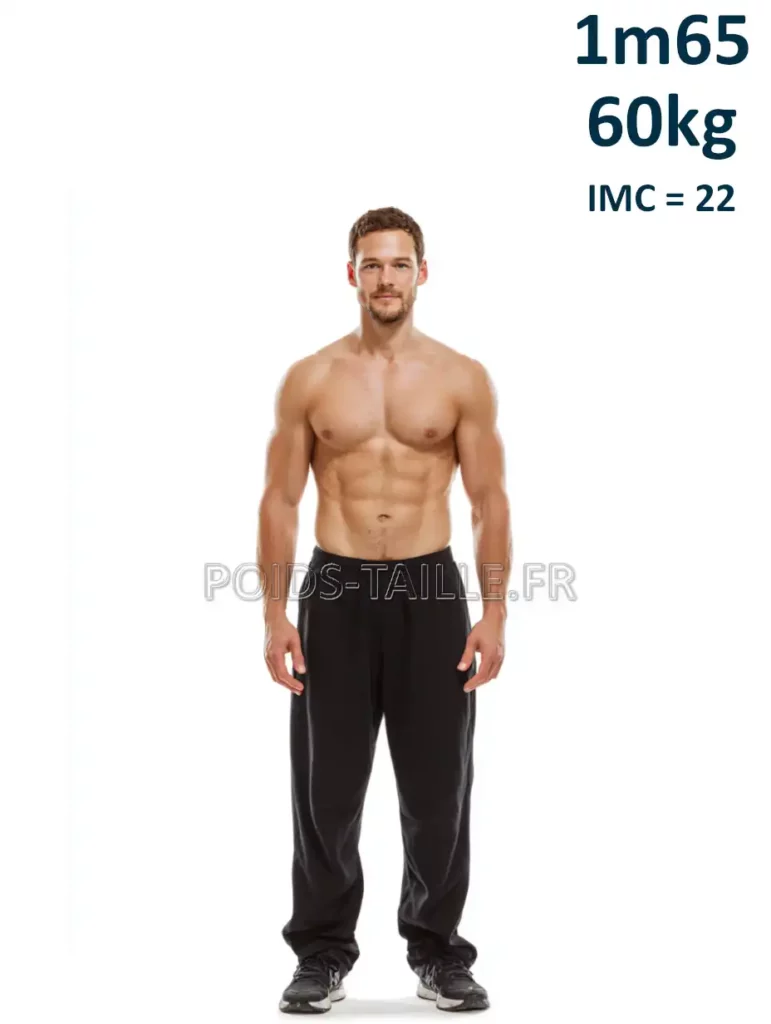1m65 165cm 60kg Homme