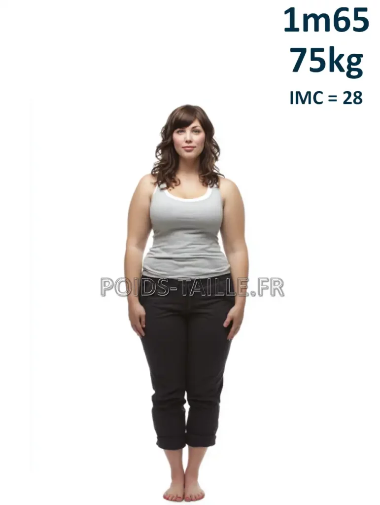 1m65 165cm 75kg Femme