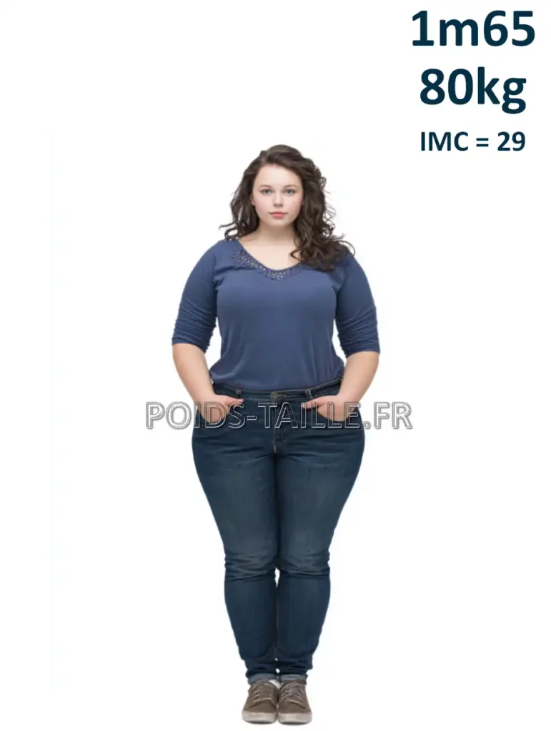 1m65 165cm 80kg Femme