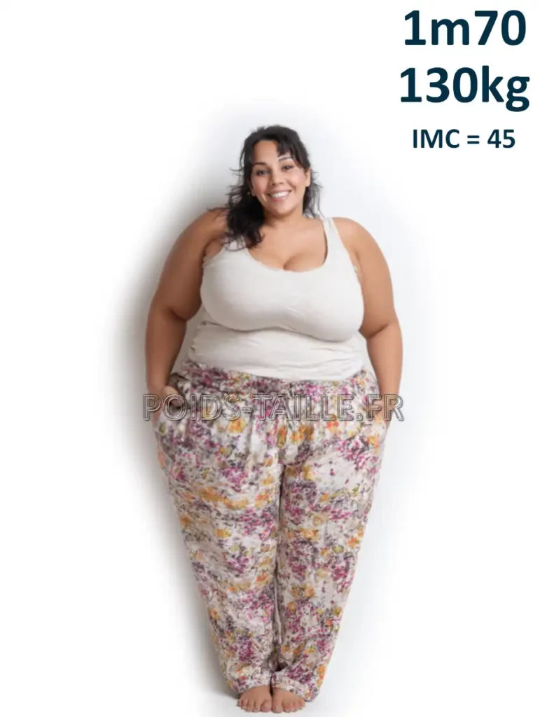 1m70 170cm 130kg Femme