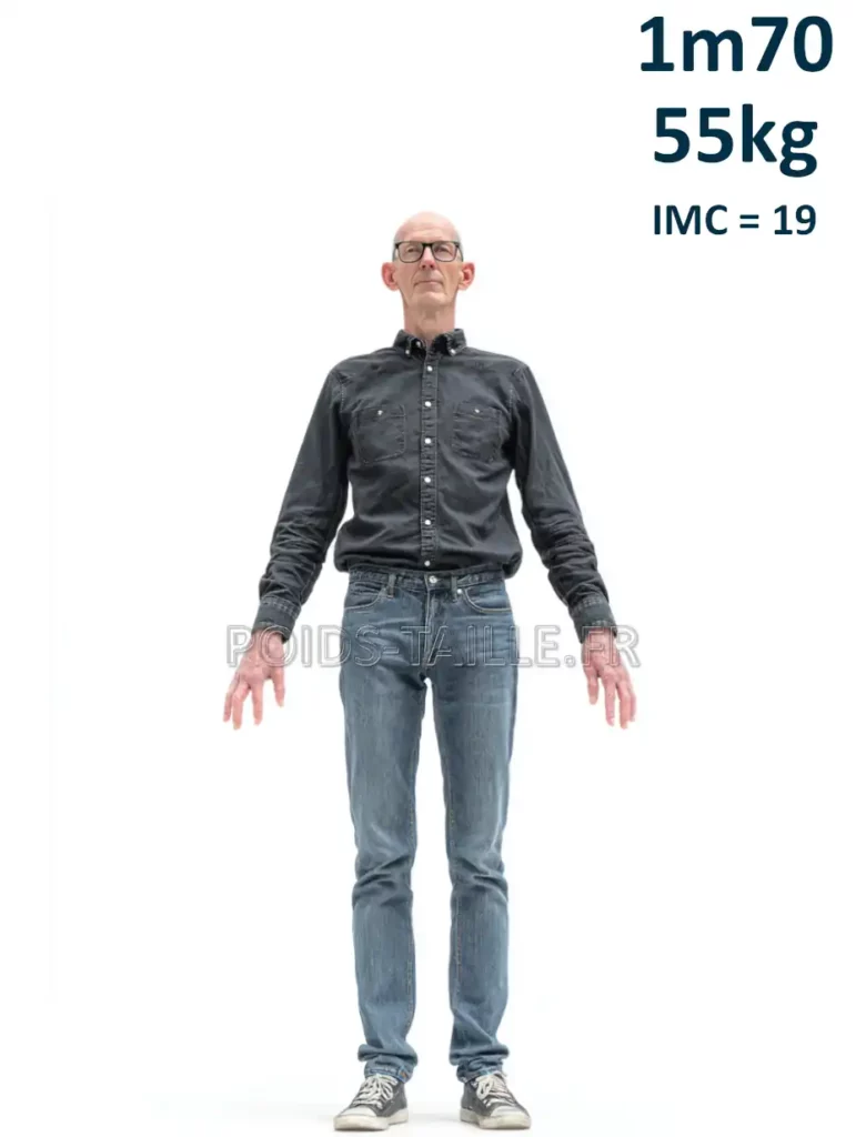 1m70 170cm 55kg Homme