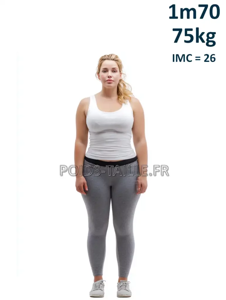 1m70 170cm 75kg Femme