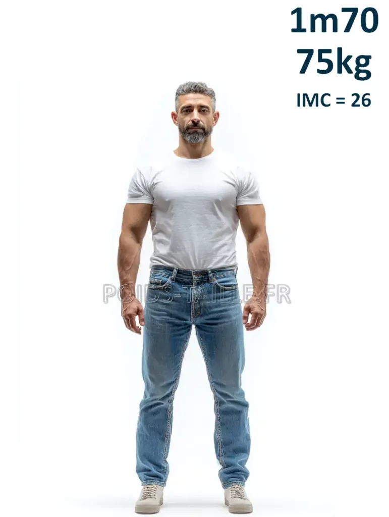 1m70 170cm 75kg Homme