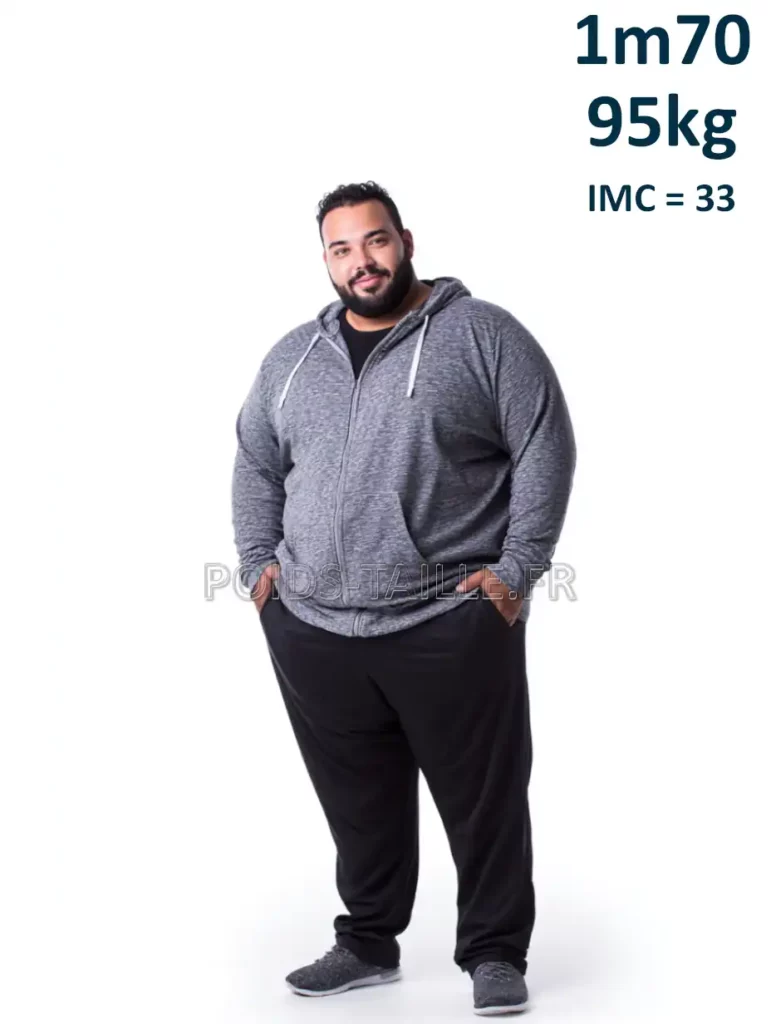 1m70 170cm 95kg Homme