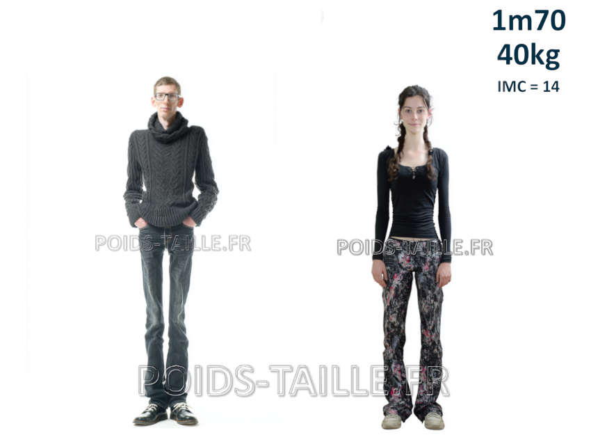 1m70 40kg