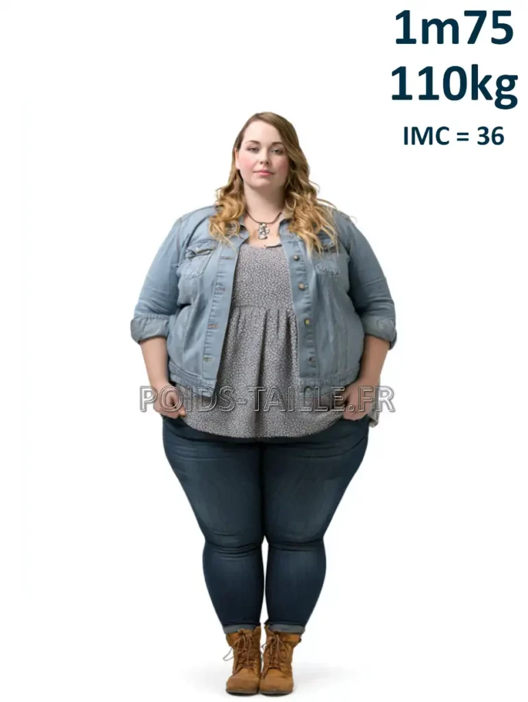 1m75 175cm 110kg Femme