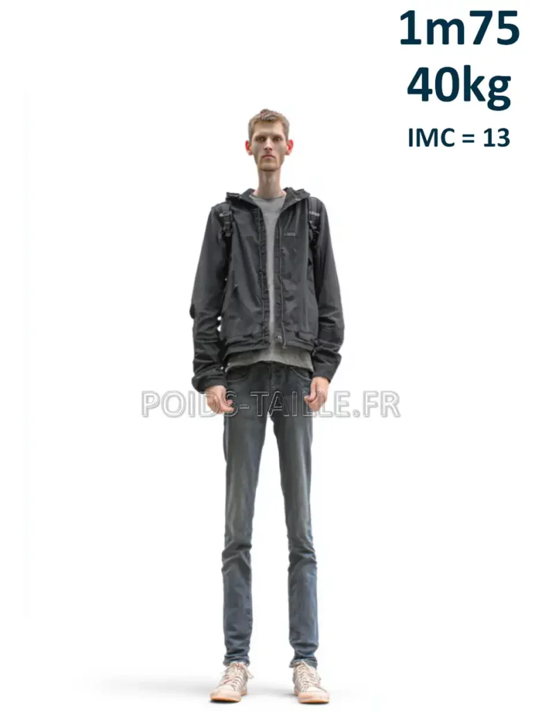 1m75 175cm 40kg Homme
