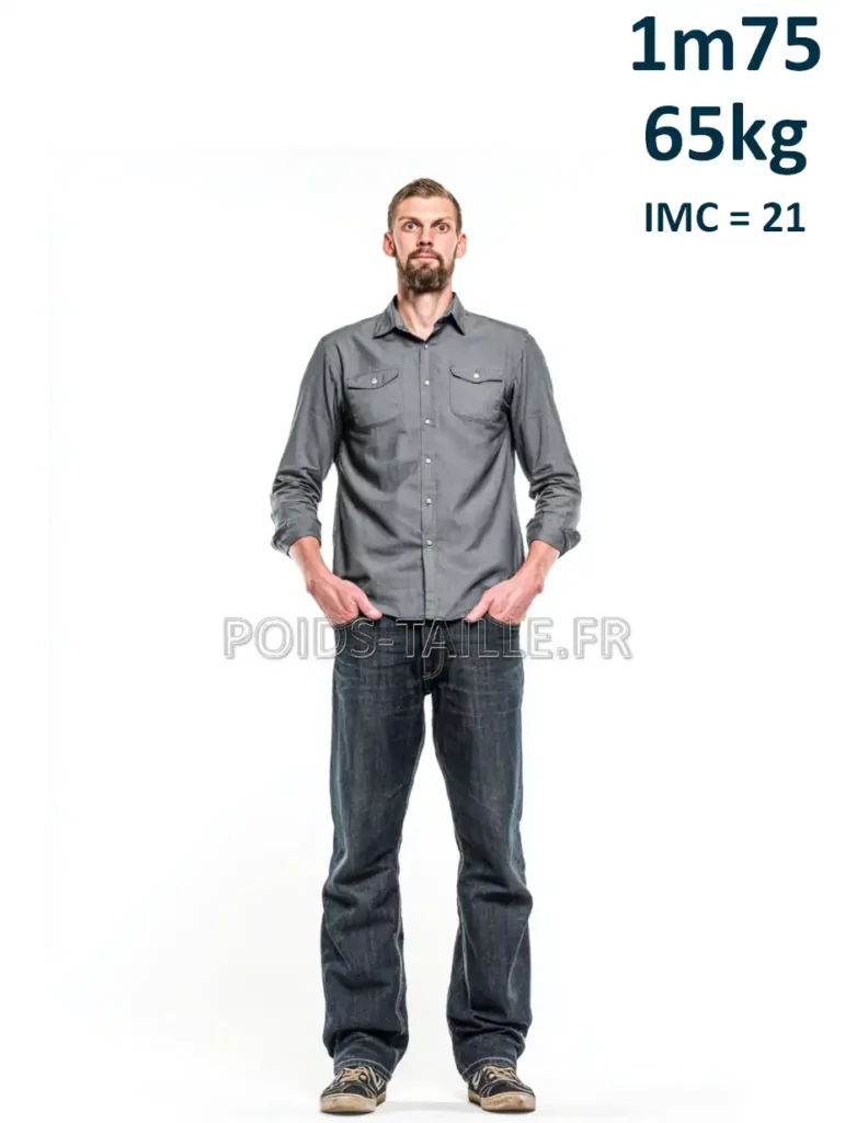 1m75 175cm 65kg Homme