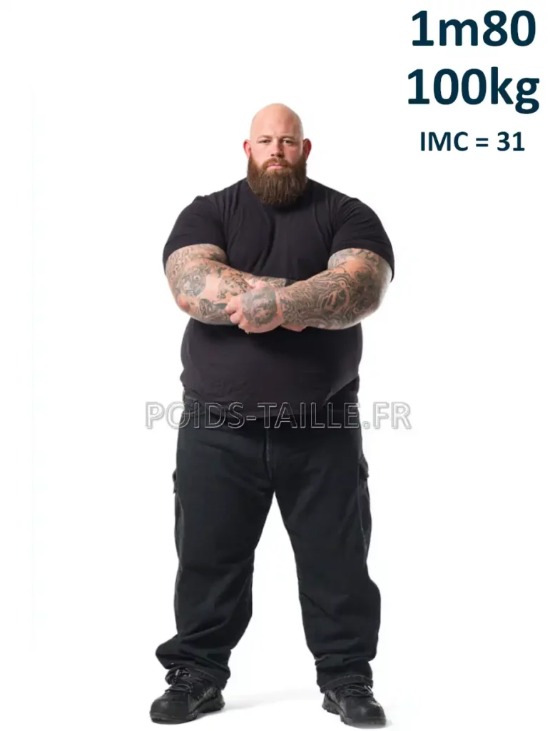 1m80 180cm 100kg Homme