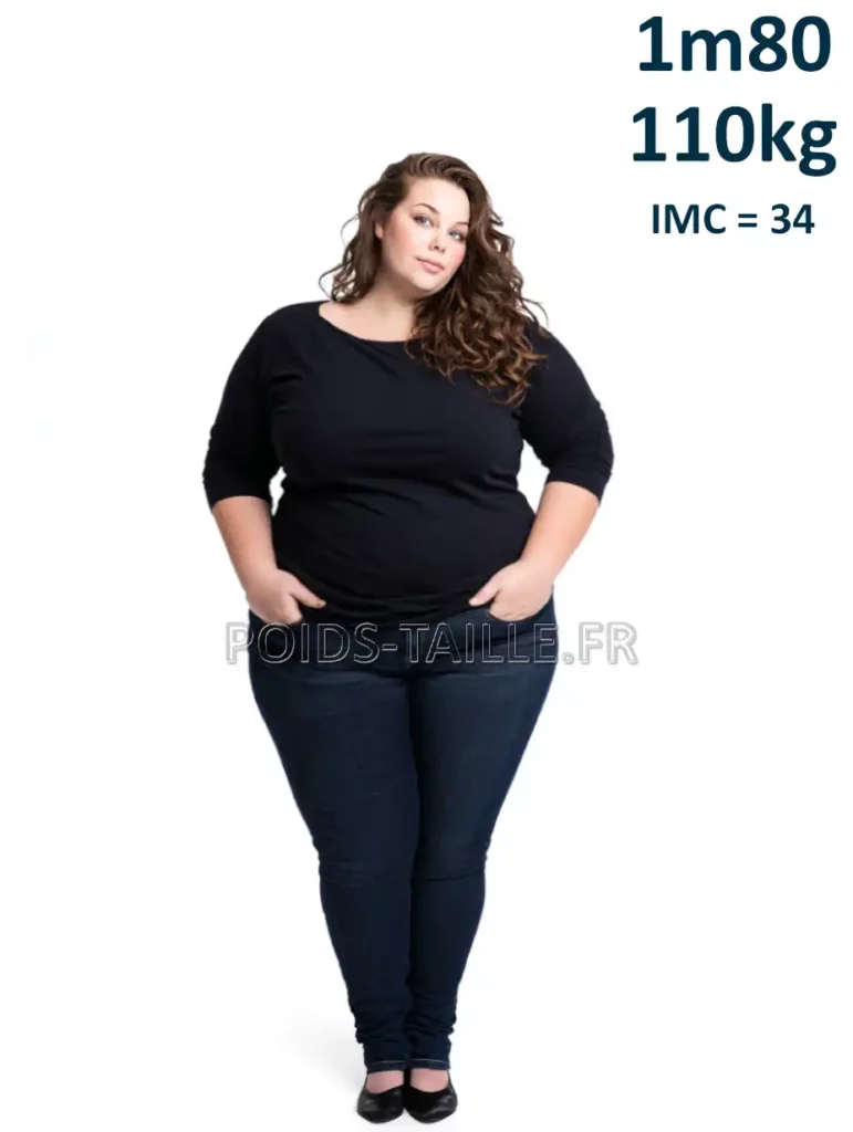 1m80 180cm 110kg Femme