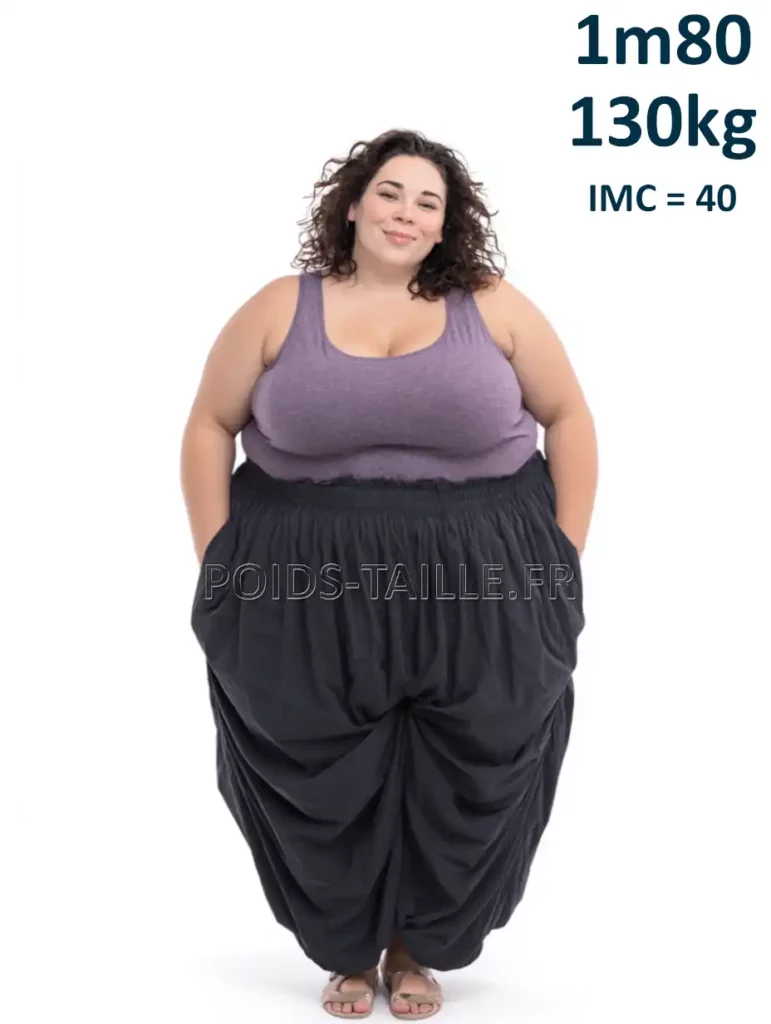 1m80 180cm 130kg Femme
