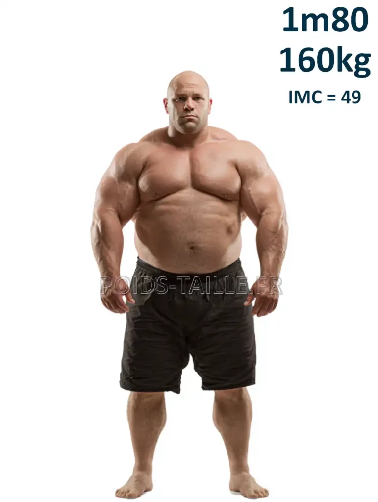 1m80 180cm 160kg Homme