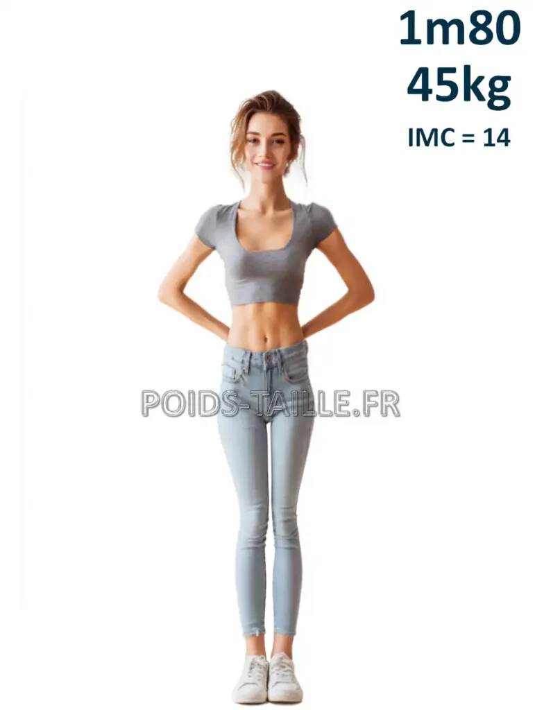 1m80 180cm 45kg Femme