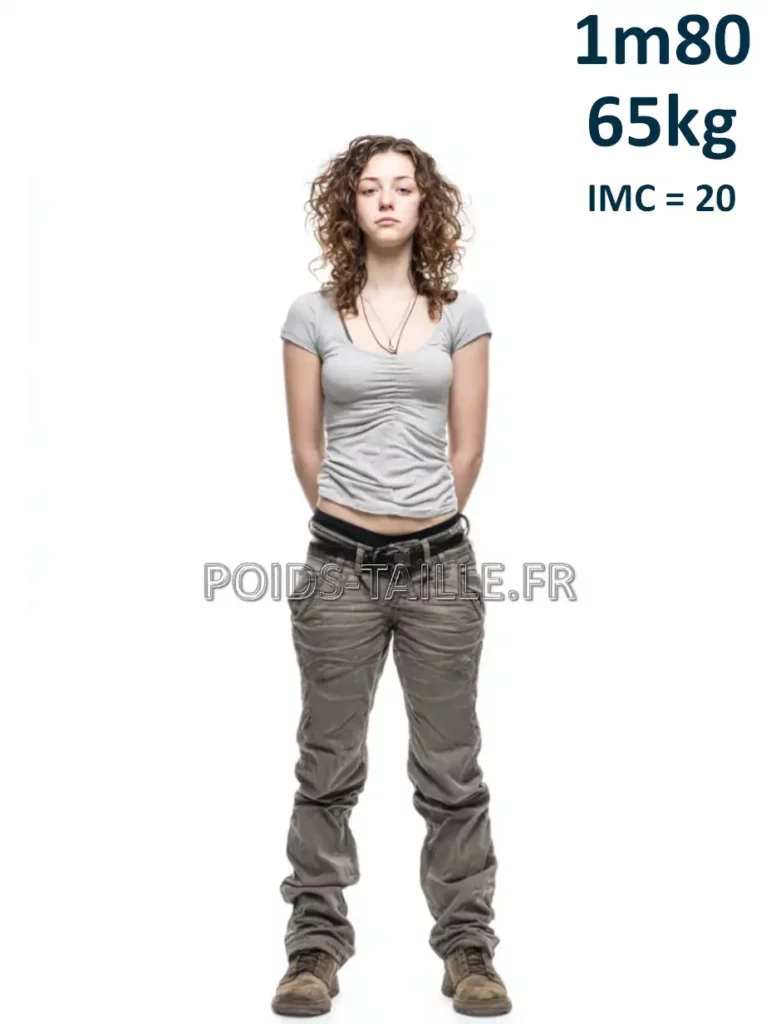 1m80 180cm 65kg Femme