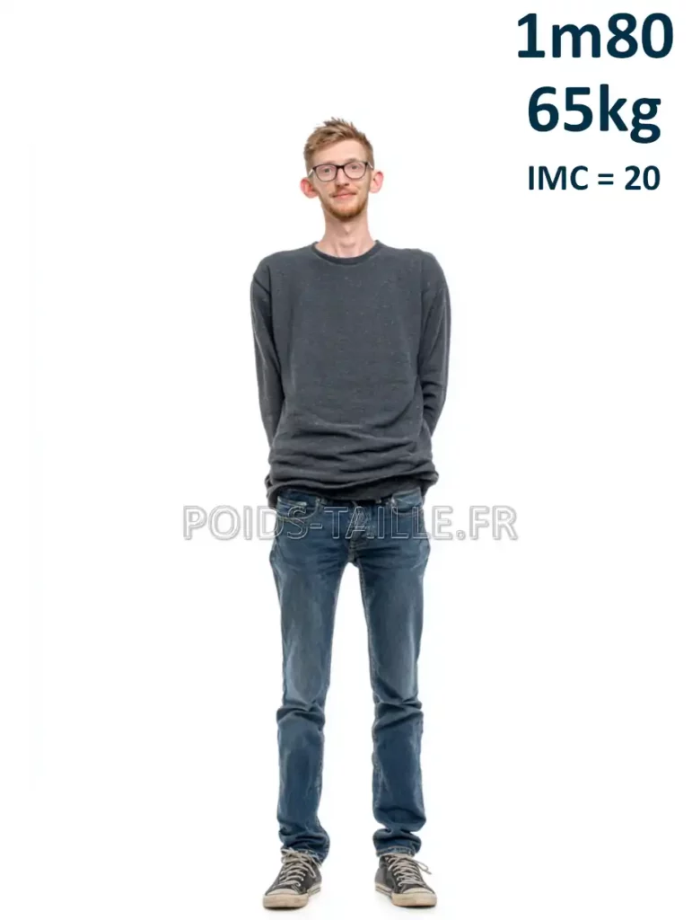 1m80 180cm 65kg Homme