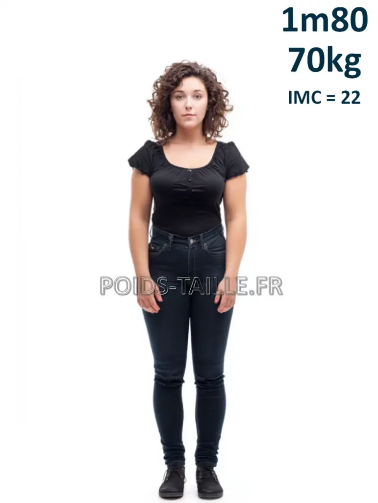 1m80 180cm 70kg Femme
