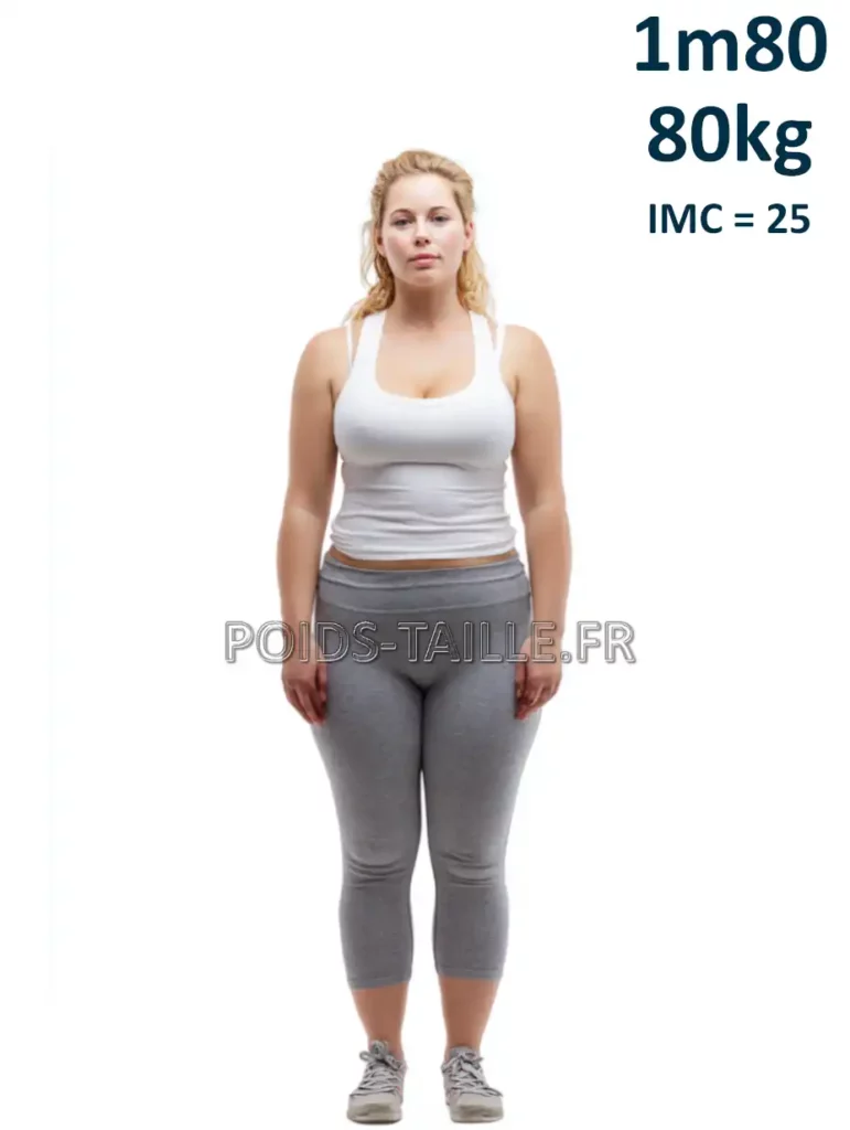 1m80 180cm 80kg Femme