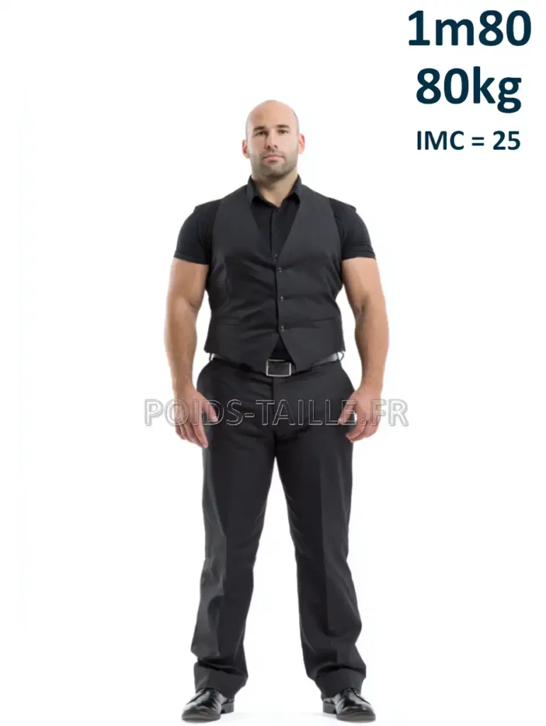 1m80 180cm 80kg Homme