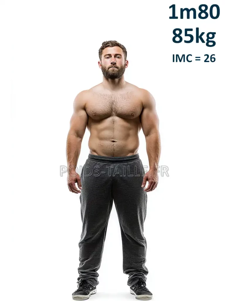 1m80 180cm 85kg Homme