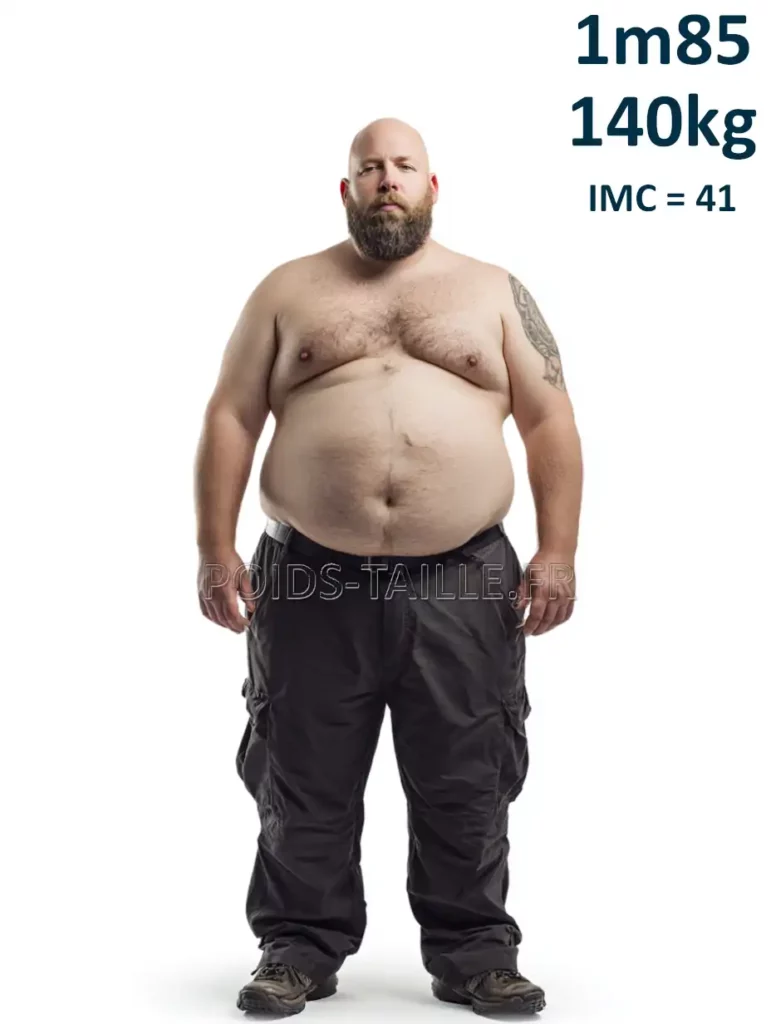 1m85 185cm 140kg Homme