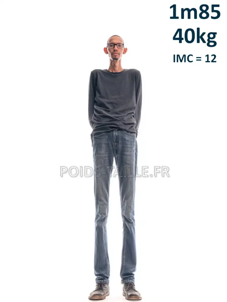 1m85 185cm 40kg Homme