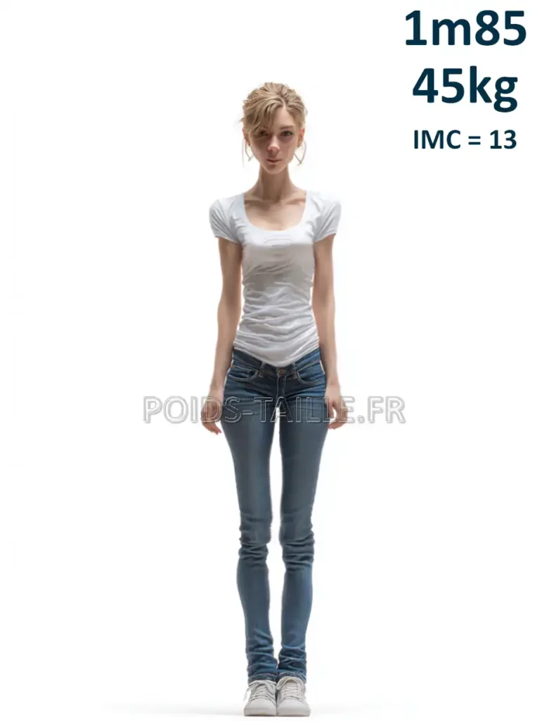 1m85 185cm 45kg Femme