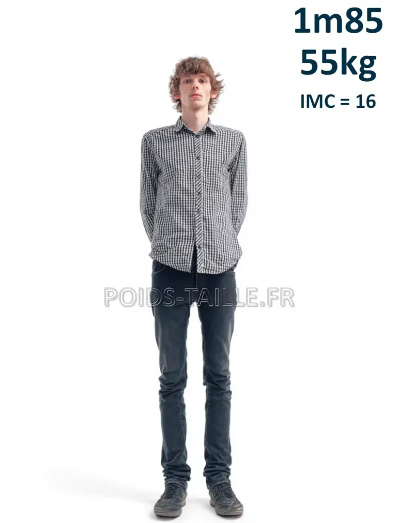 1m85 185cm 55kg Homme