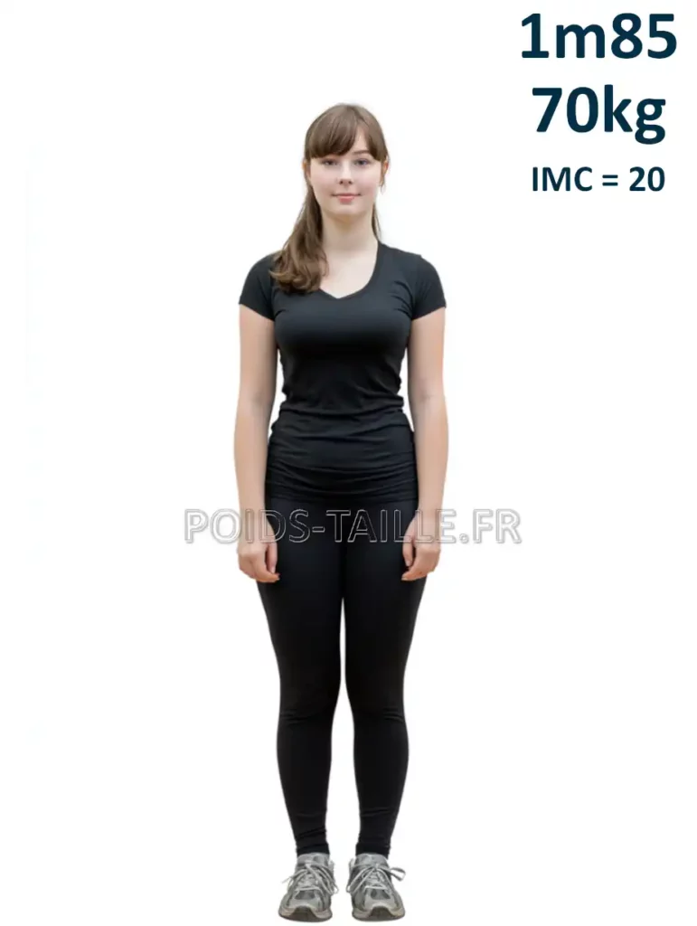 1m85 185cm 70kg Femme