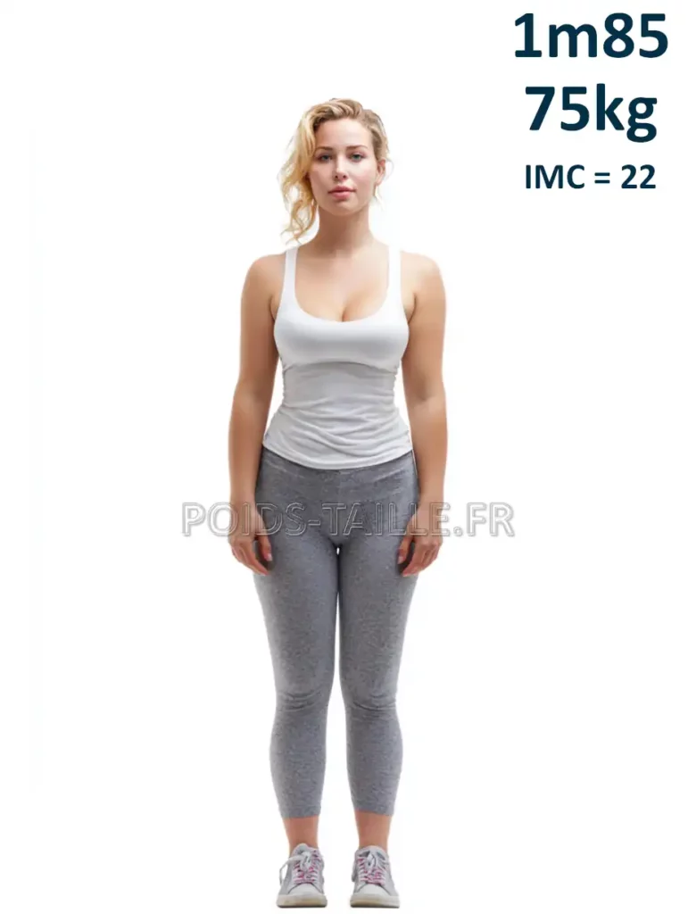 1m85 185cm 75kg Femme