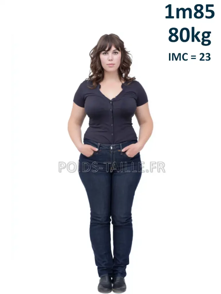 1m85 185cm 80kg Femme