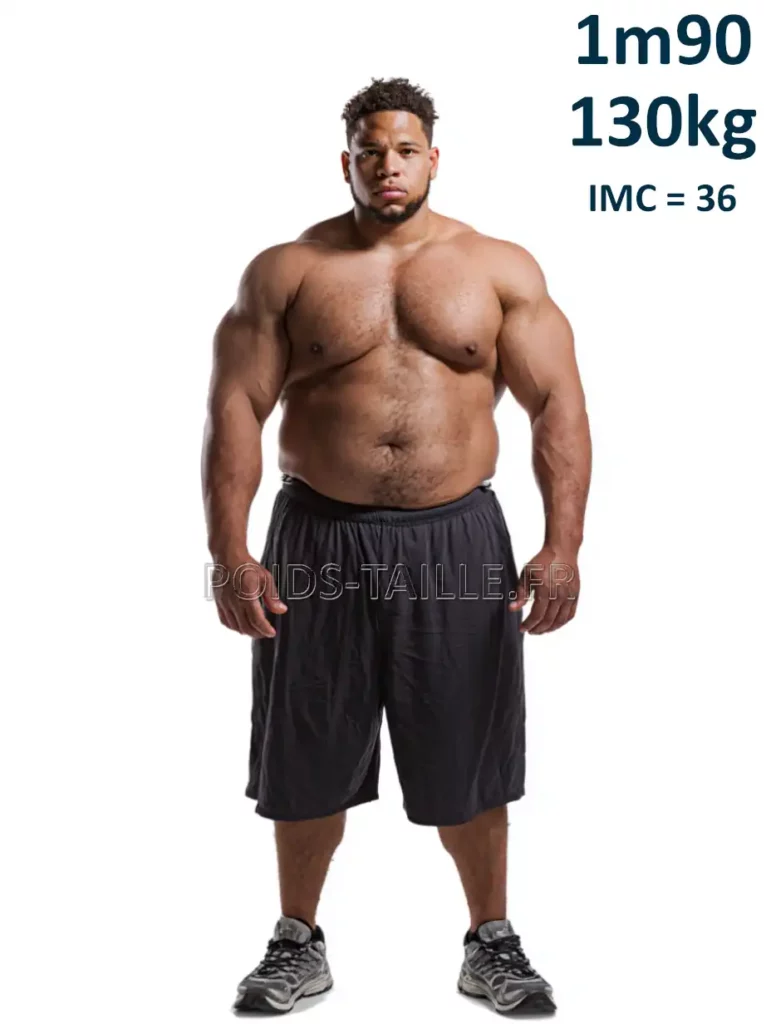 1m90 190cm 130kg Homme