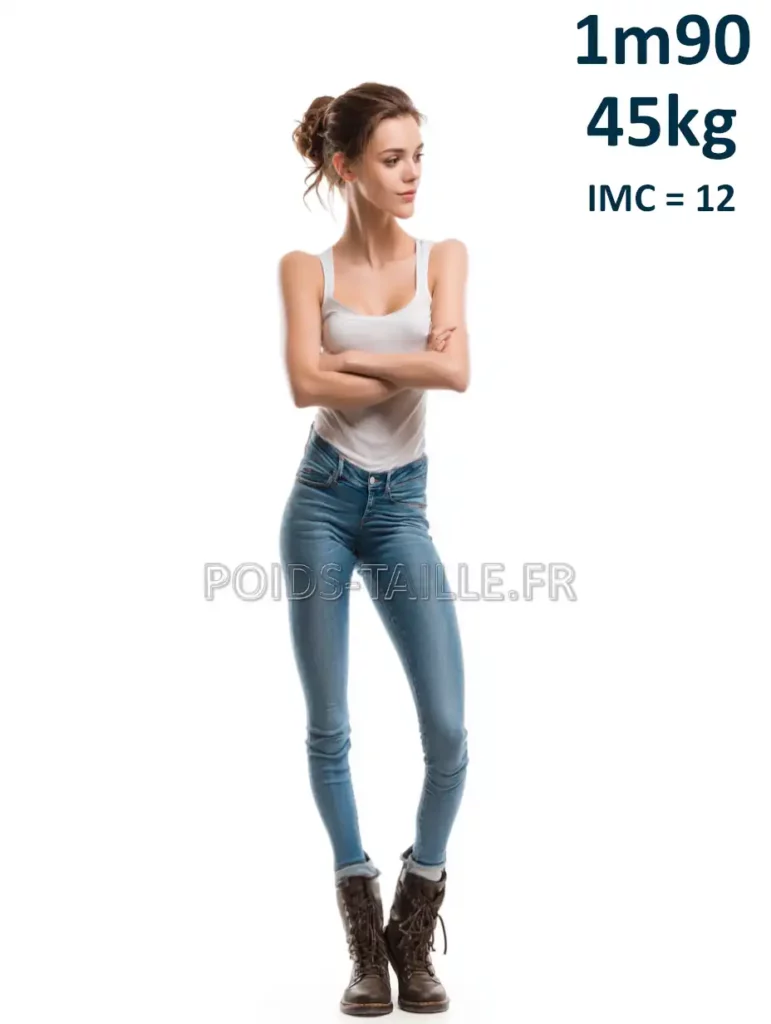 1m90 190cm 45kg Femme