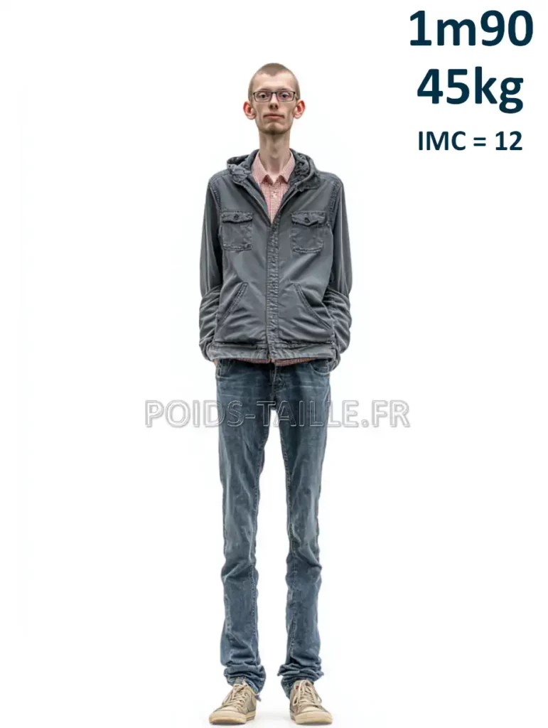 1m90 190cm 45kg Homme
