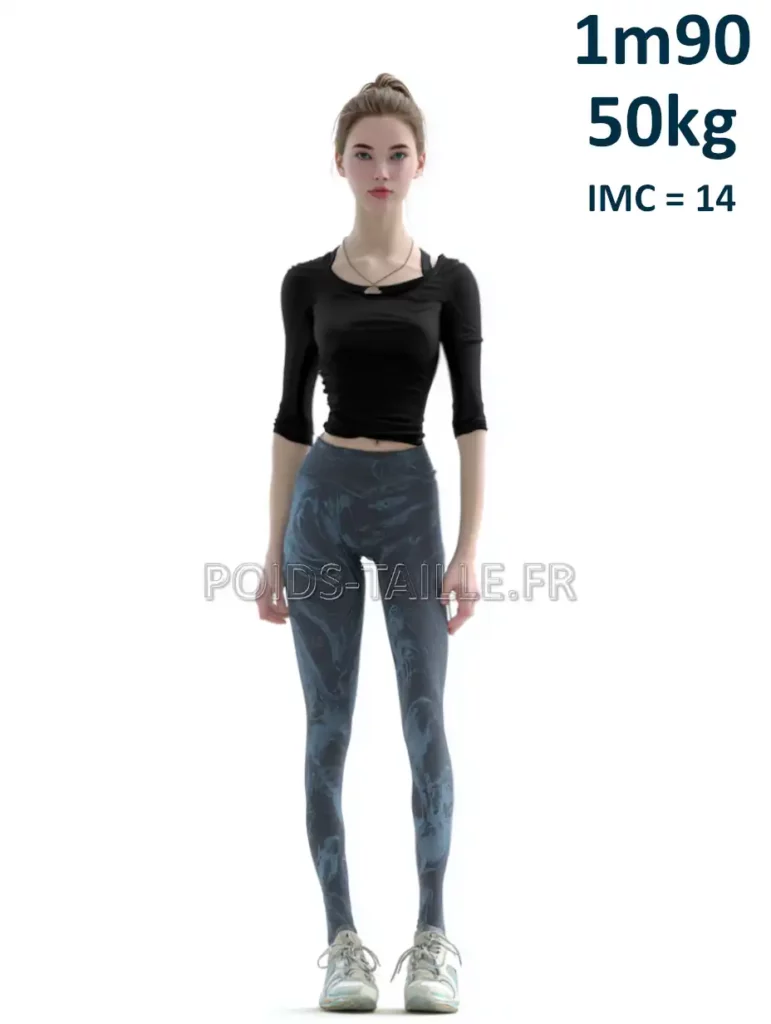 1m90 190cm 50kg Femme