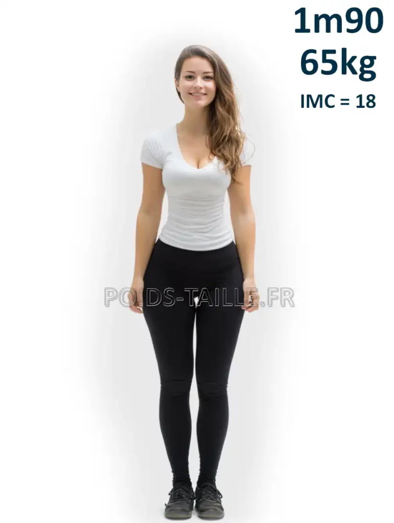 1m90 190cm 65kg Femme
