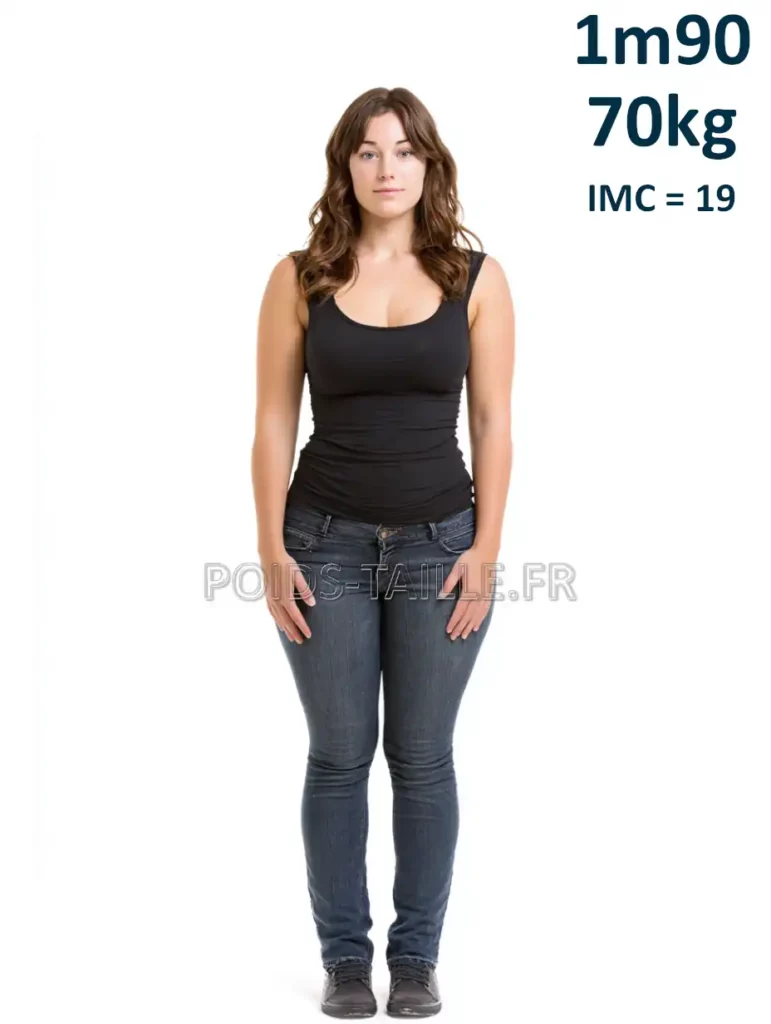 1m90 190cm 70kg Femme