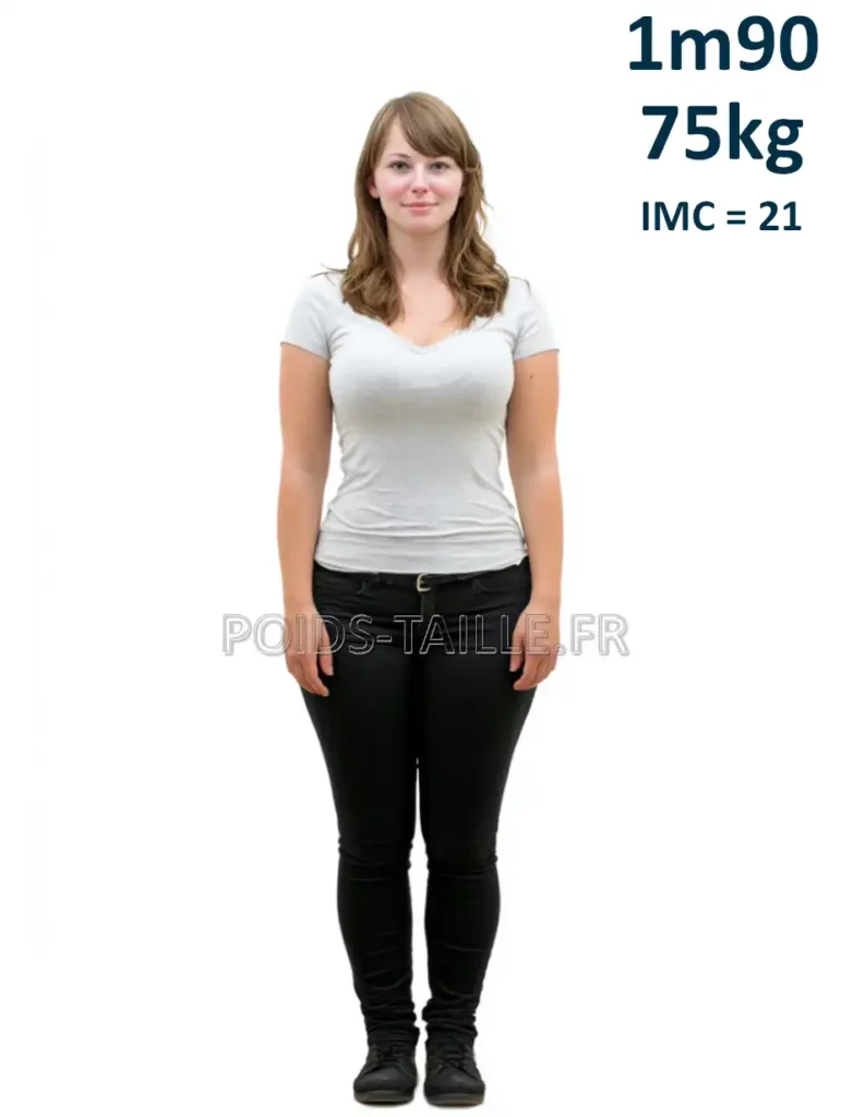 1m90 190cm 75kg Femme