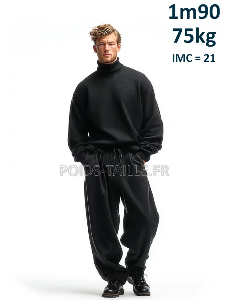 1m90 190cm 75kg Homme
