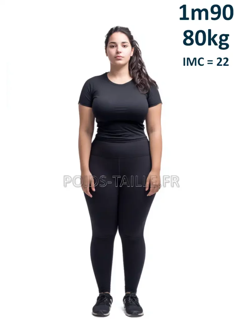 1m90 190cm 80kg Femme