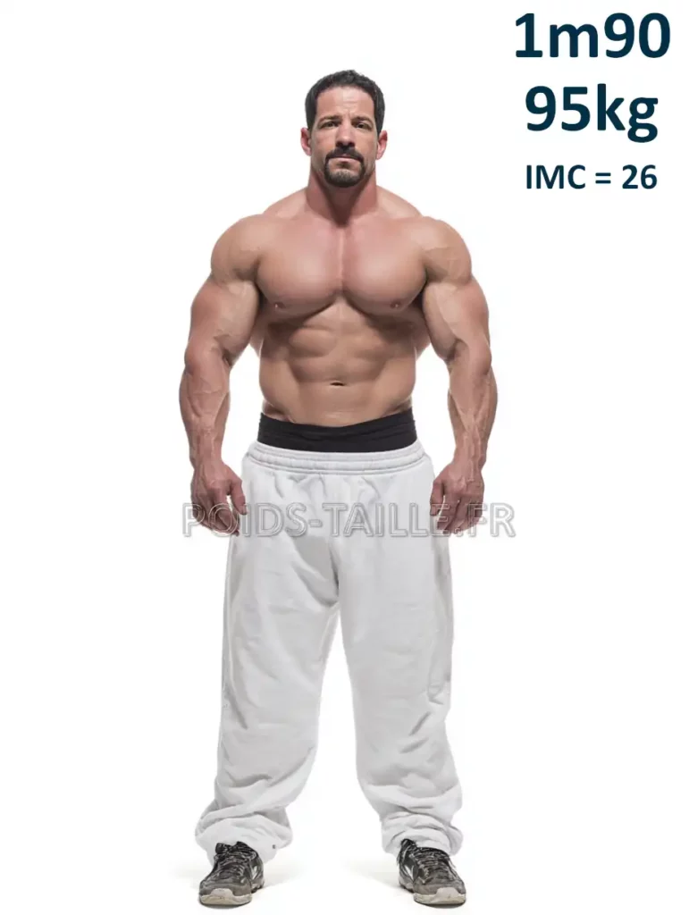 1m90 190cm 95kg Homme