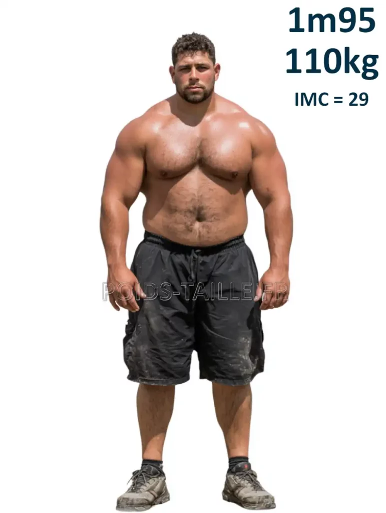 1m95 195cm 110kg Homme