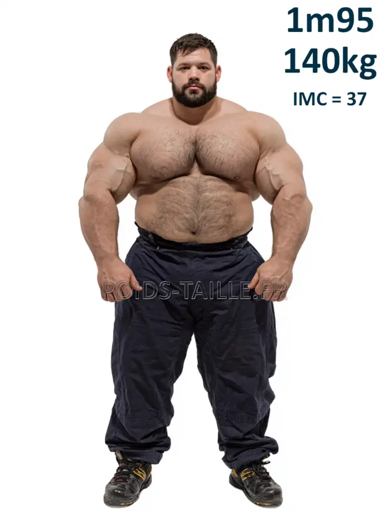 1m95 195cm 140kg Homme