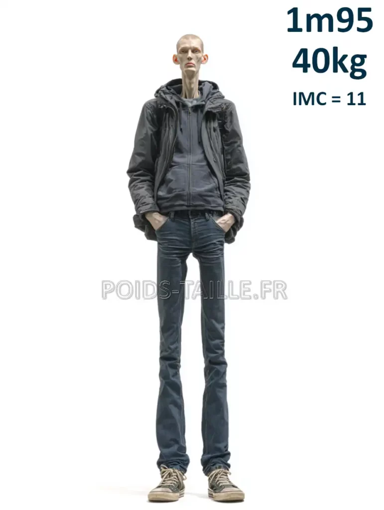 1m95 195cm 40kg Homme
