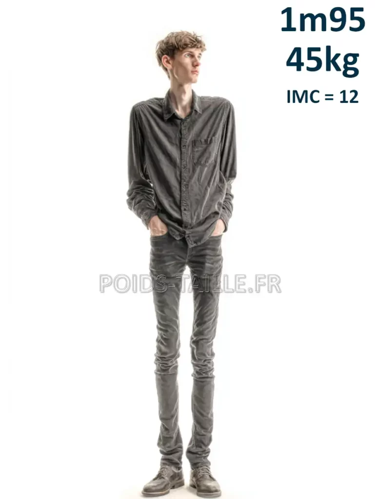 1m95 195cm 45kg Homme