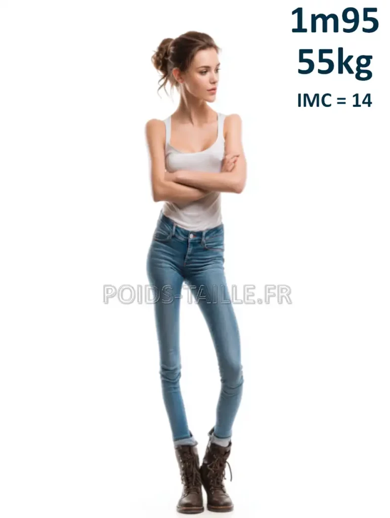 1m95 195cm 55kg Femme
