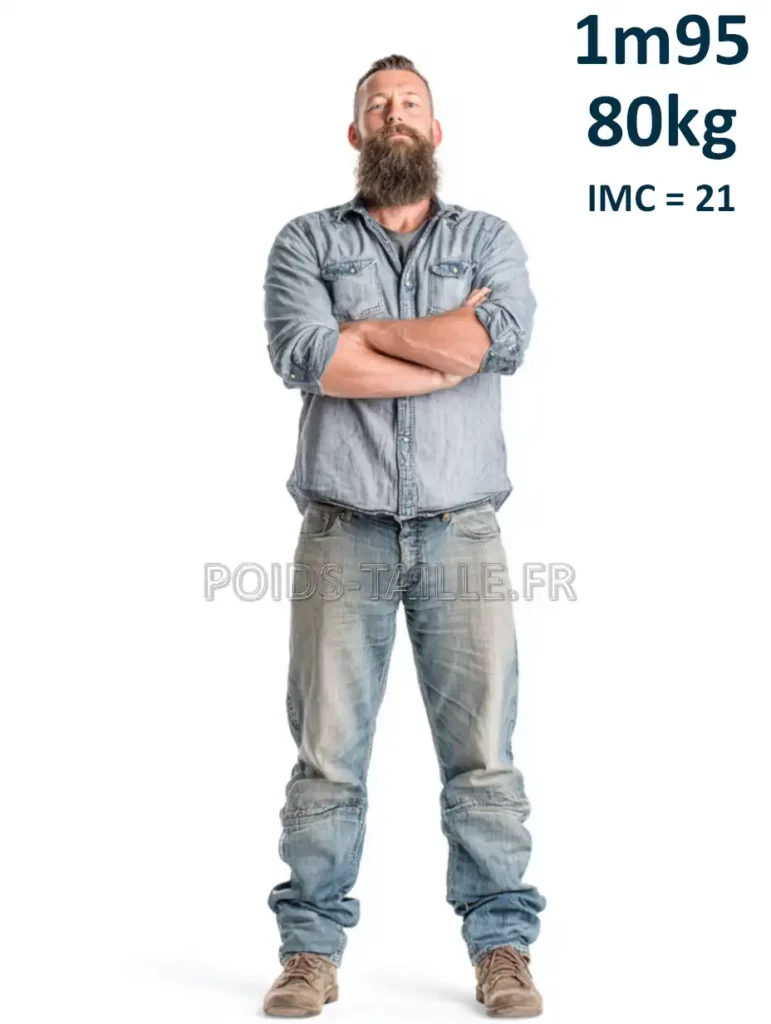 1m95 195cm 80kg Homme