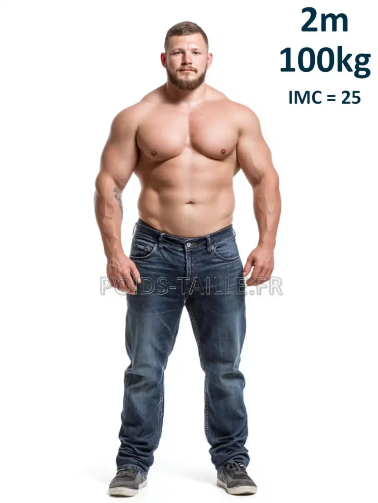 2m 200cm 100kg Homme