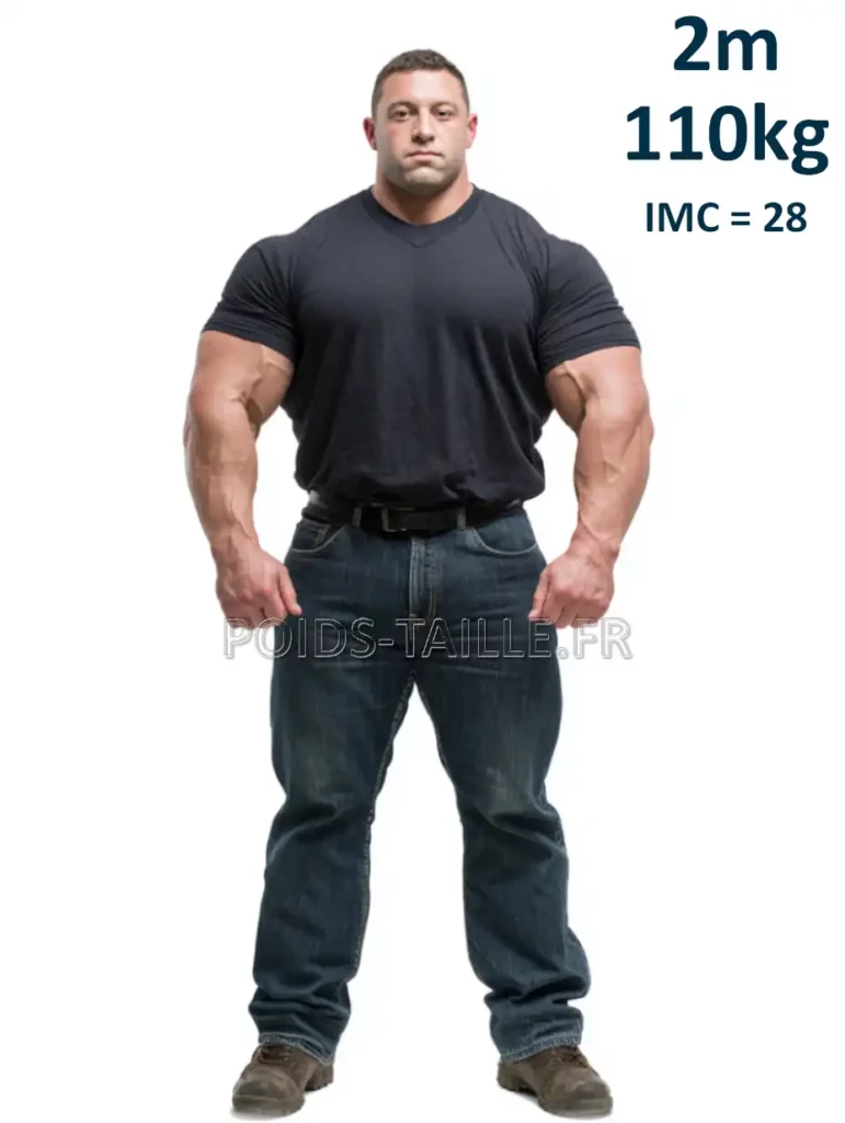2m 200cm 110kg Homme