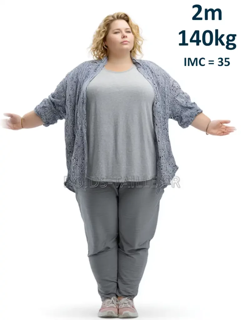 2m 200cm 140kg Femme