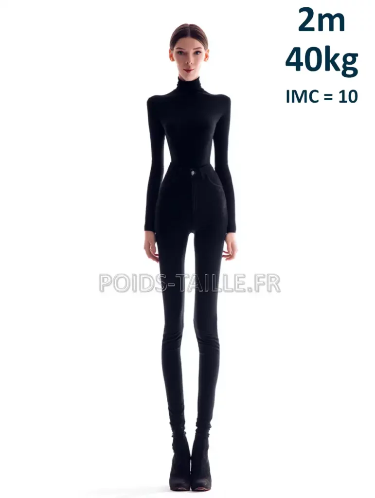2m 200cm 40kg Femme
